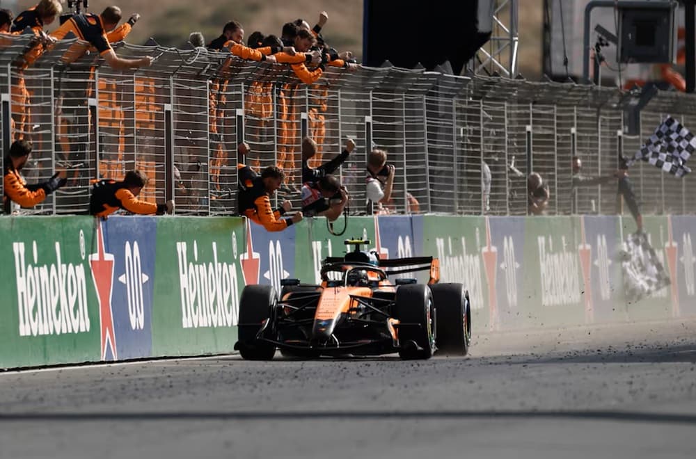 Motor racing-Norris wins Dutch GP as Antonelli stretches his F1 lead