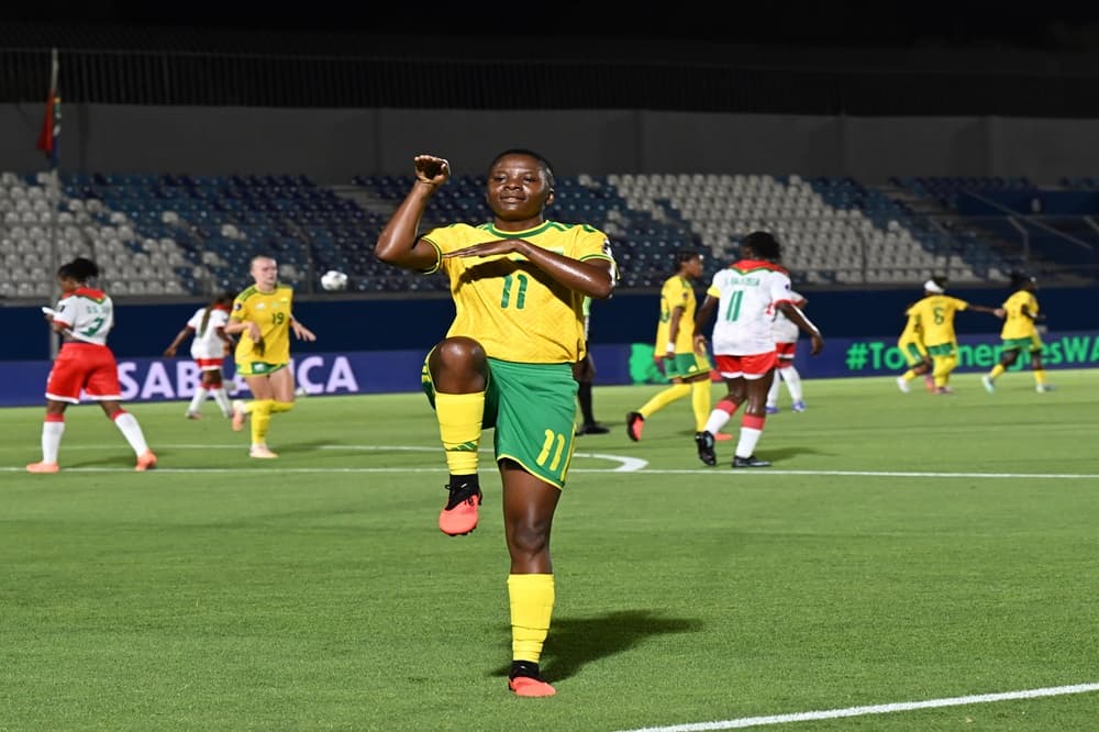 Kgatlana nets winner to send Banyana into WAFCON quarter-finals