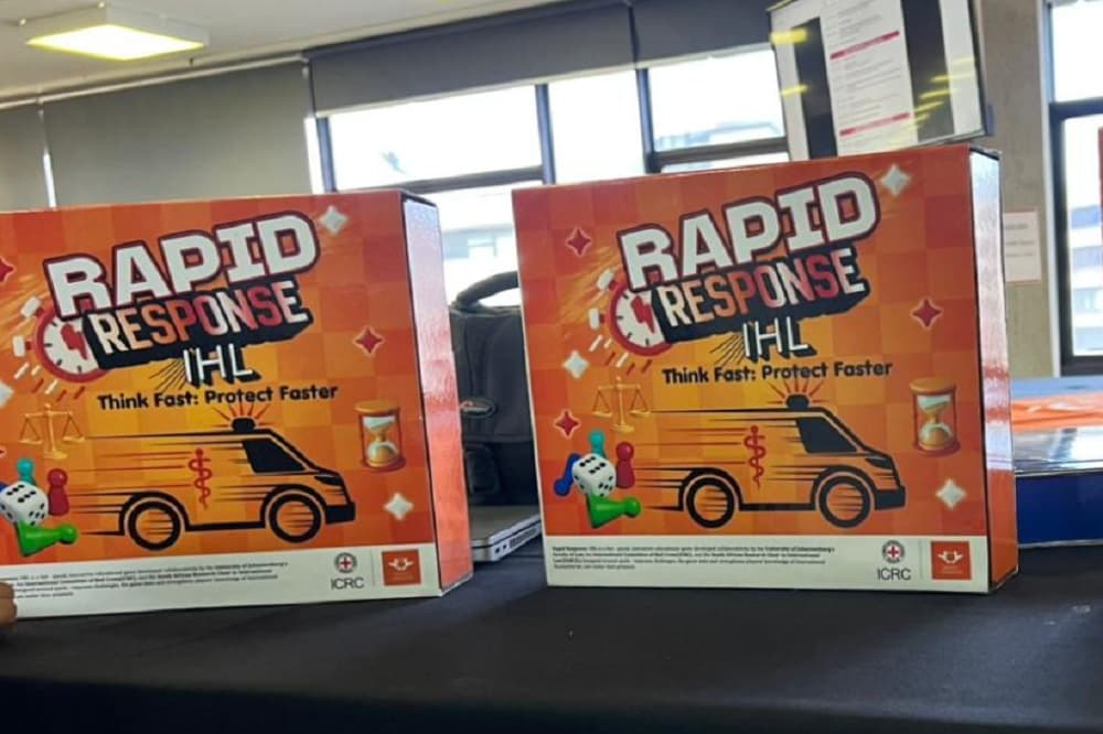 ICRC, UJ launch board game to teach young people rules of war
