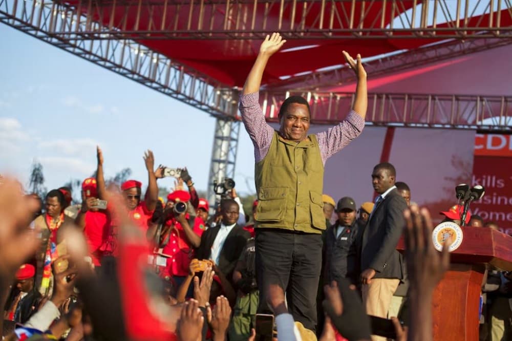 Zambia’s President Hakainde Hichilema sworn in