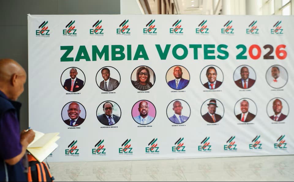 Zambia votes in elections expected to favour incumbent Hichilema