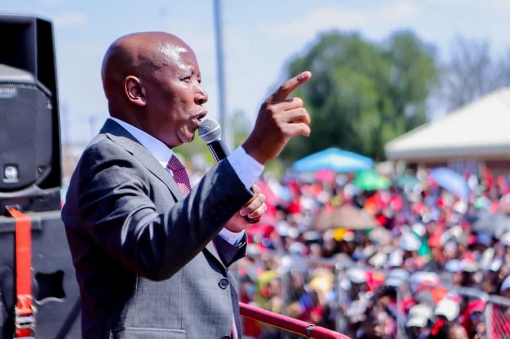Kimberley’s diamonds built wealth, but not for its people: Malema