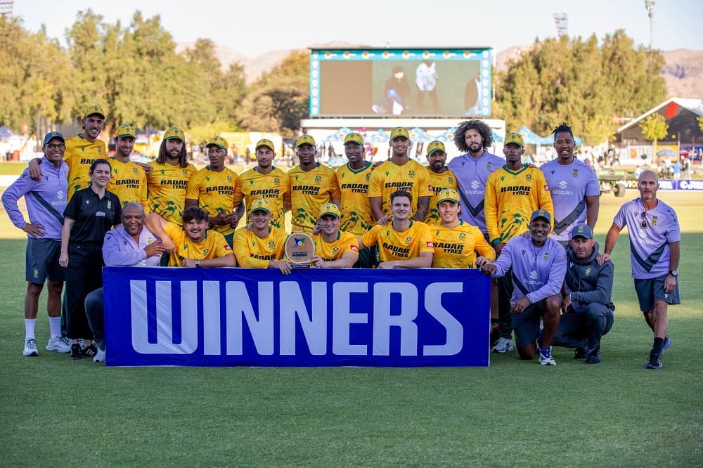 SA clinch T20 Tri-Series title with victory over Zimbabwe