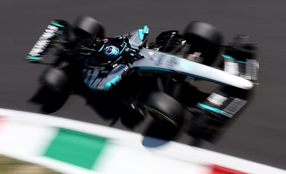 Russell hits back for Mercedes in Monza practice