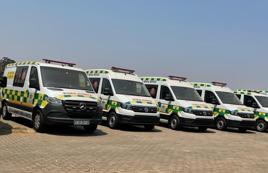 Parked ambulances don’t imply they out of service: Gauteng Health