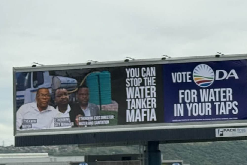eThekwini officials welcome removal of DA billboard
