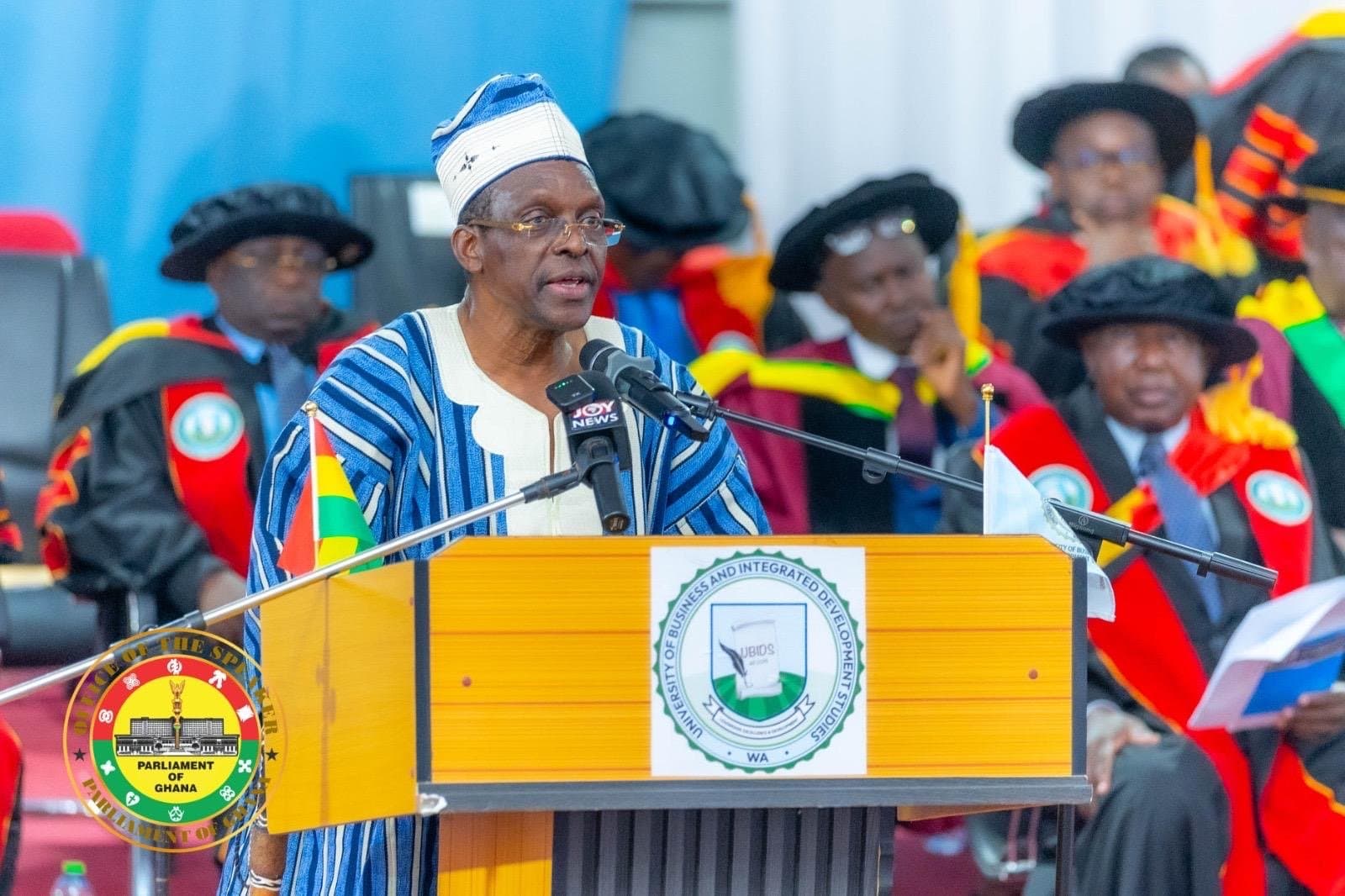 Speaker Bagbin pledges government support for UBIDS, backs university’s bid to train lawyers