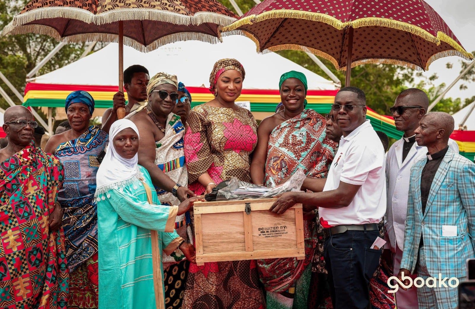 Gideon Boako supports 2,200 Tano North BECE graduates with SHS essentials