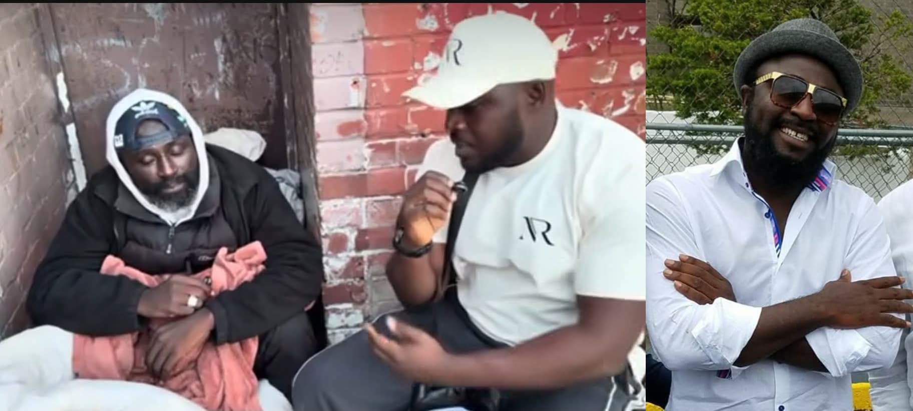 Nana Romeo Spots Musician Barosky Homeless In The UK – Watch Video