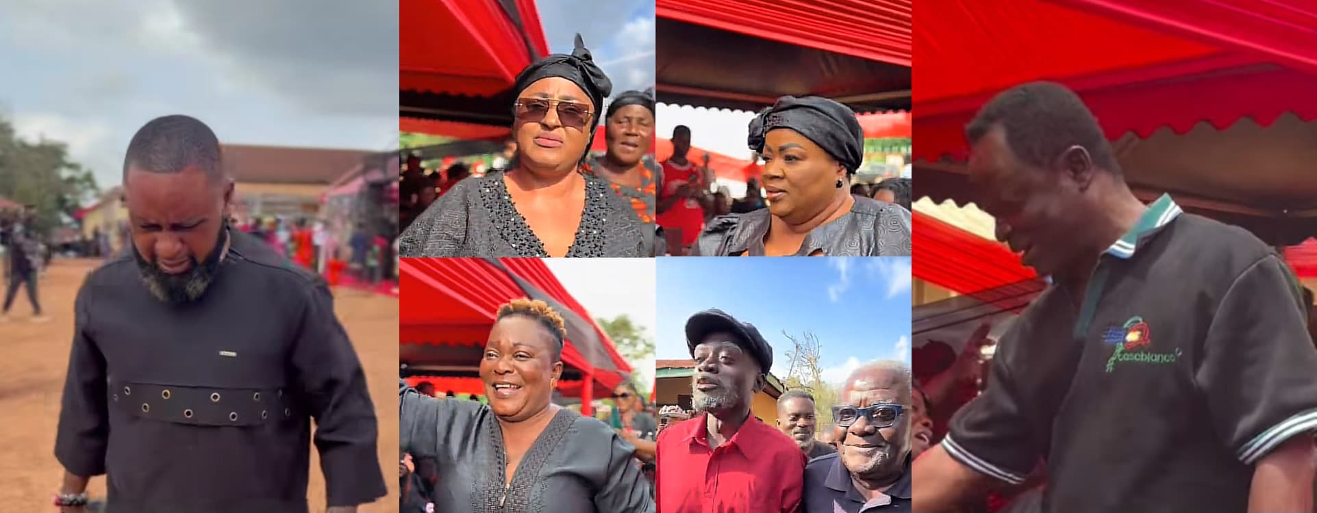 Mercy Asiedu, Lil Win And Other Kumawood Stars Turn Up In Numbers For Late Actor Kwadwo Kwakye Obuobi At One-Week Celebration