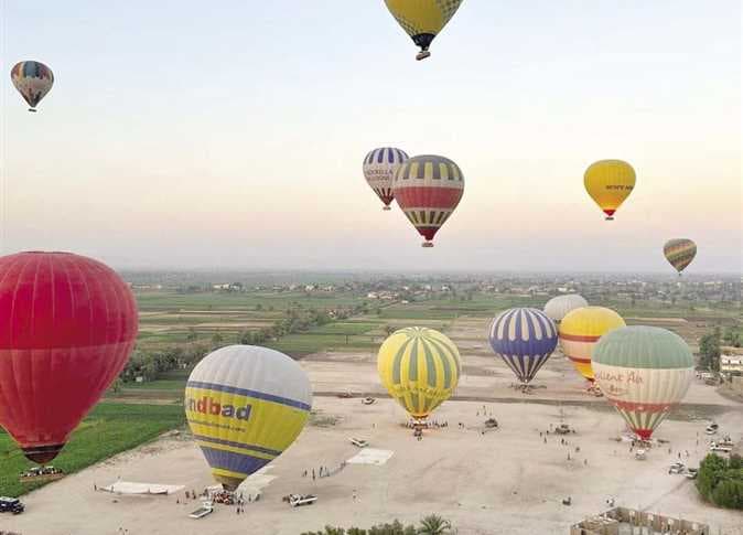 Hot air balloons return to Luxor’s skies with 11,000 flights