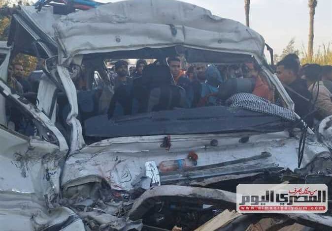 Two dead, 17 injured in Monufia microbus rollover