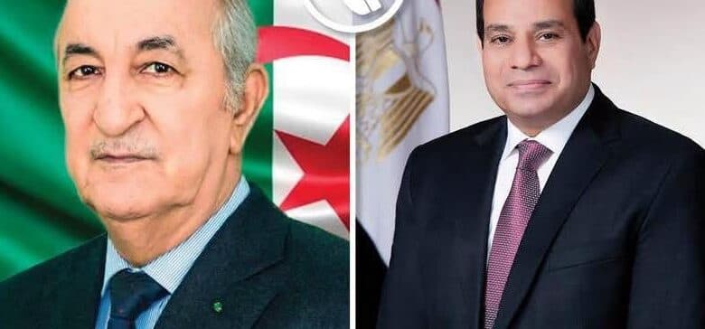 President al-Sisi, Tebboune stress regional de-escalation, reaffirm solidarity after Algeria wildfires