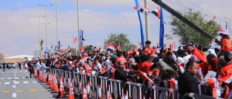 Egypt fans rally at El Alamein Airport to welcome national team after historic World Cup campaign