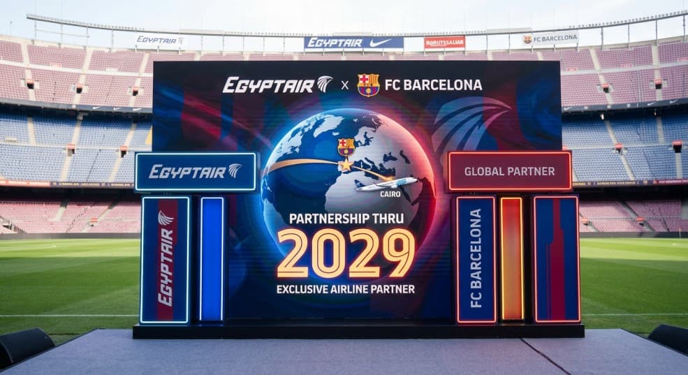 EgyptAir becomes exclusive airline partner of FC Barcelona through 2029