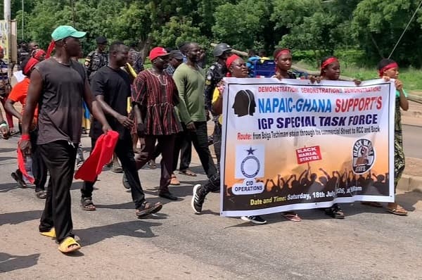 'Black Maria must stay' - NAPAIC stages peaceful demonstration in Bolgatanga