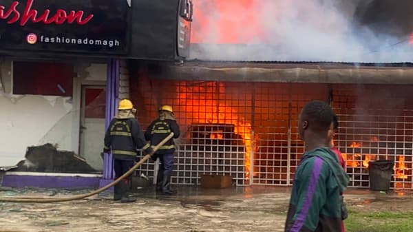 Apprentices stranded after fire destroys fashion school in Kumasi