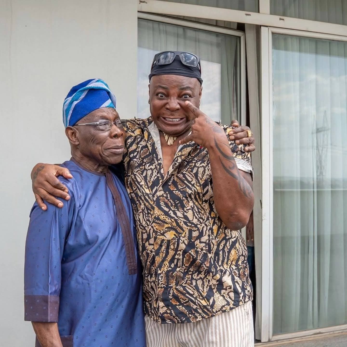 Obasanjo at ‘999’ book launch: What endeared me to Charly Boy amid his ‘Area Fada’ persona