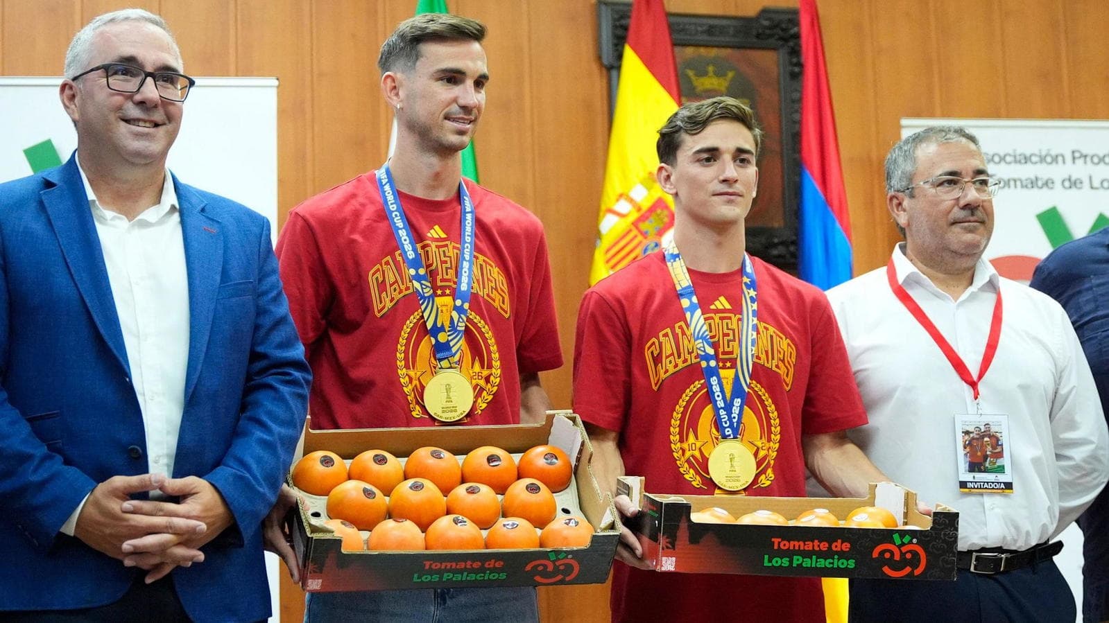 Why Spain’s World Cup heroes were gifted tomatoes