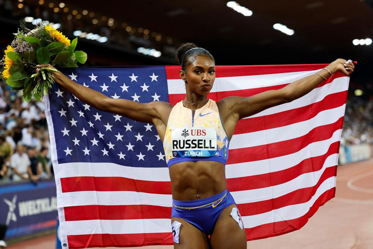 Breaking: American Masai Russell breaks Tobi Amusan’s world record