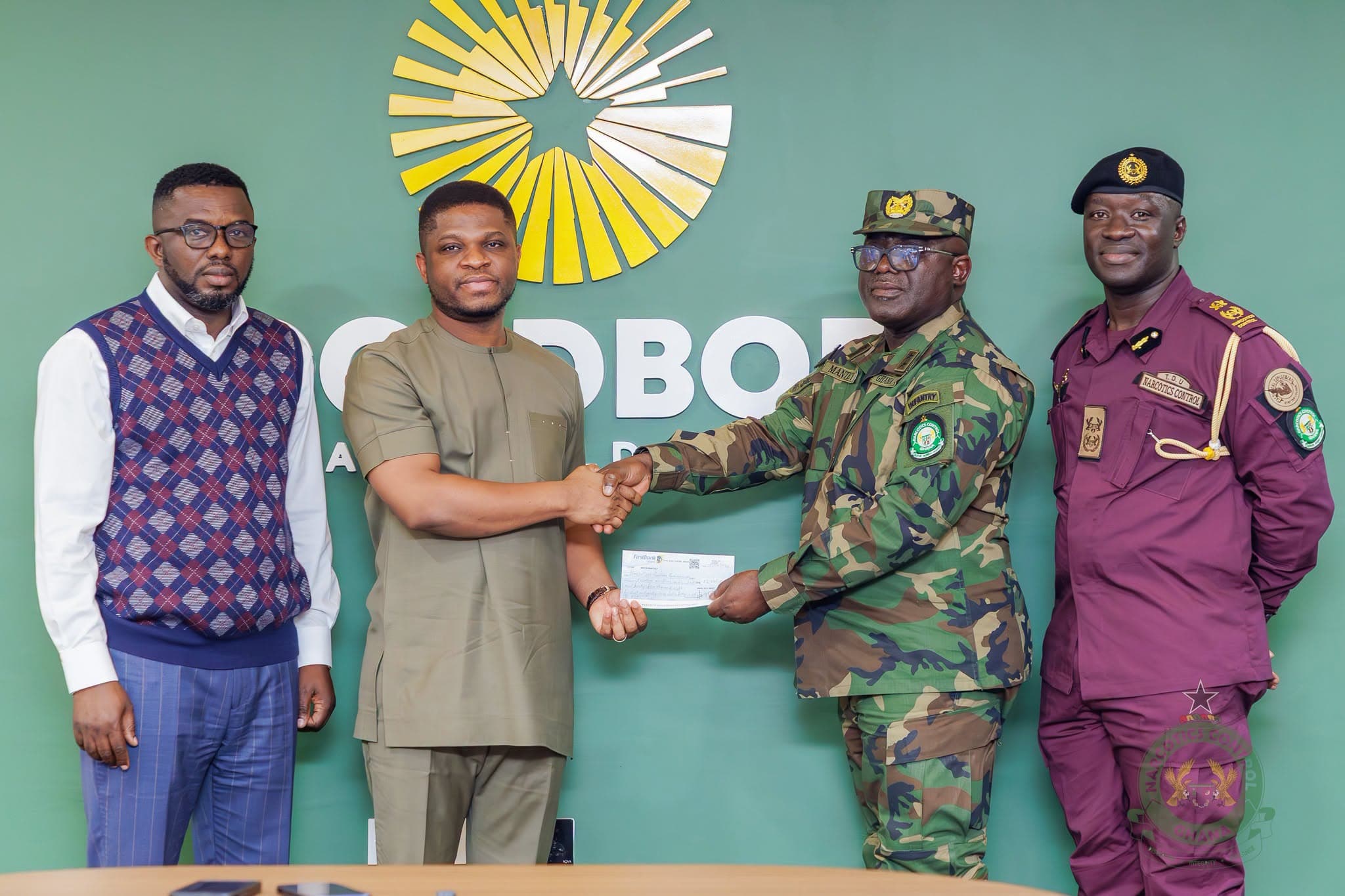 GoldBod fulfils 50 per cent reward to NACOC following 17 Gold Bars interception