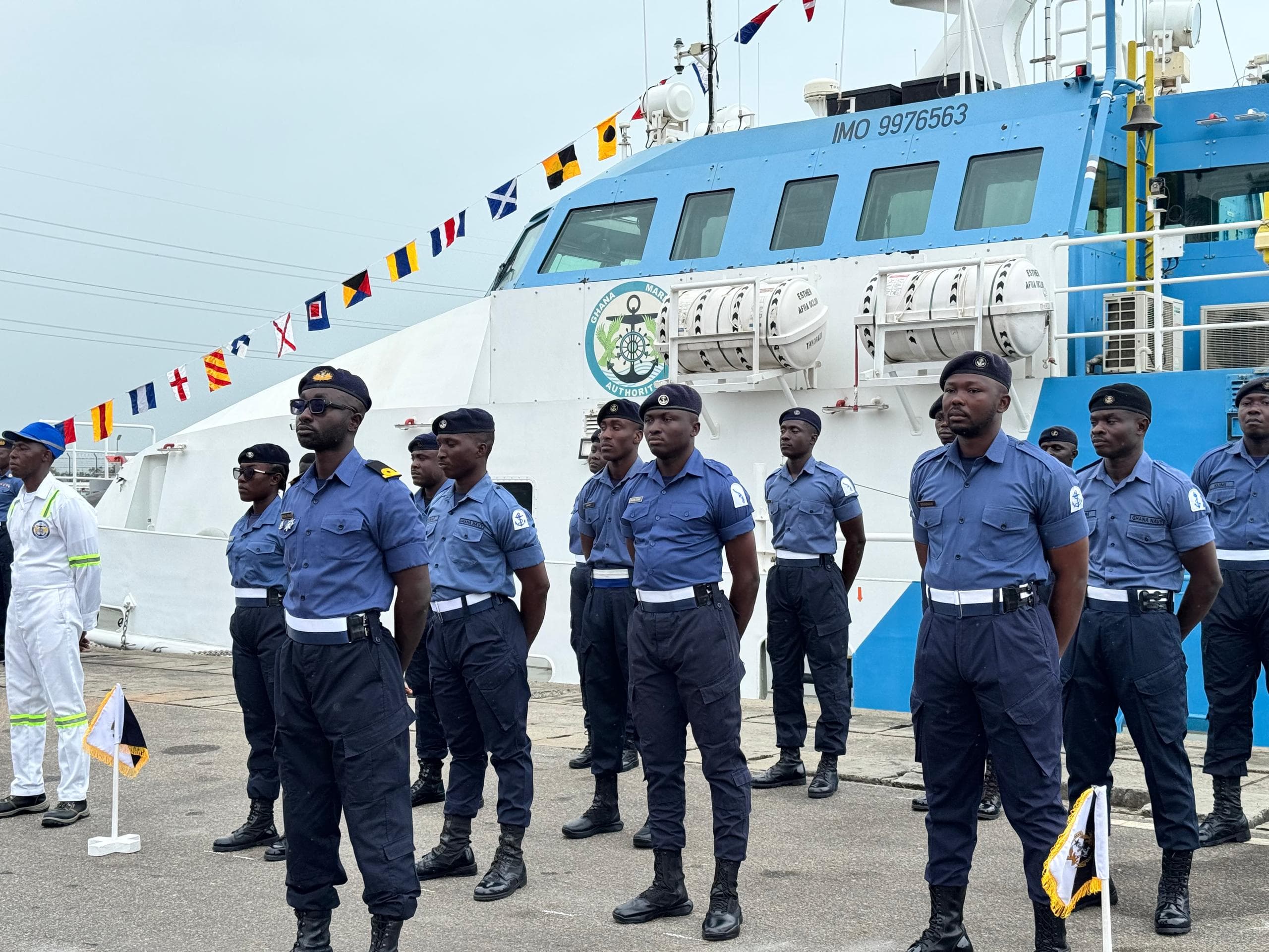 Ghana Maritime Authority readies oil-spill response vessel for deployment