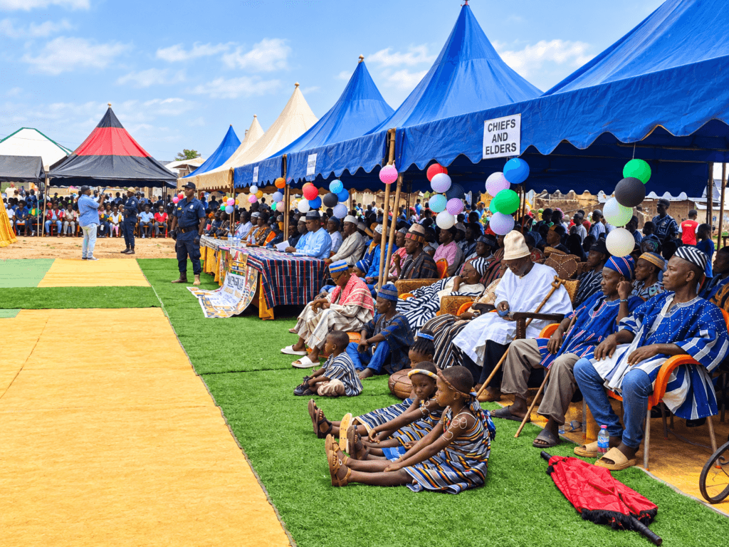 Mandari community invests in improving sanitation at maiden homecoming