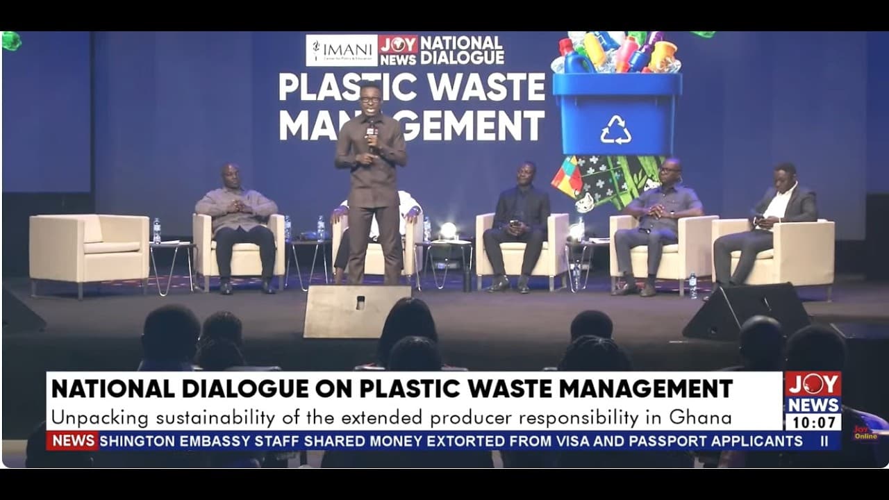 Livestream: JoyNews, IMANI Africa hold national dialogue on plastic waste management