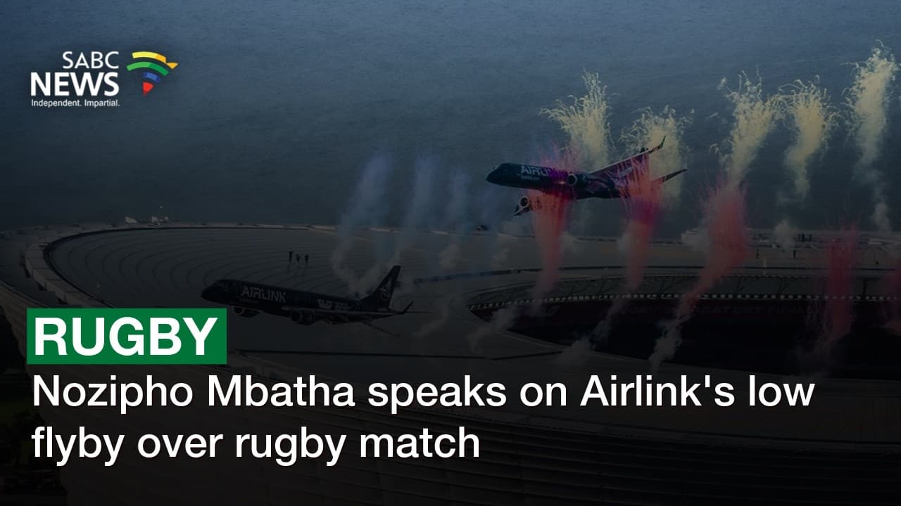 Mojapele praises Airlink pilots’ spectacular stadium flyover