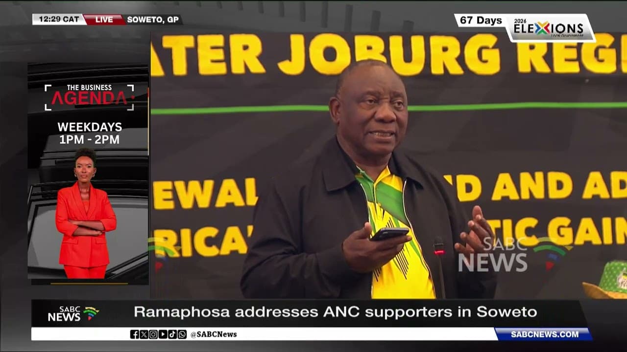 ANC President Ramaphosa leads party’s campaign trail in Soweto