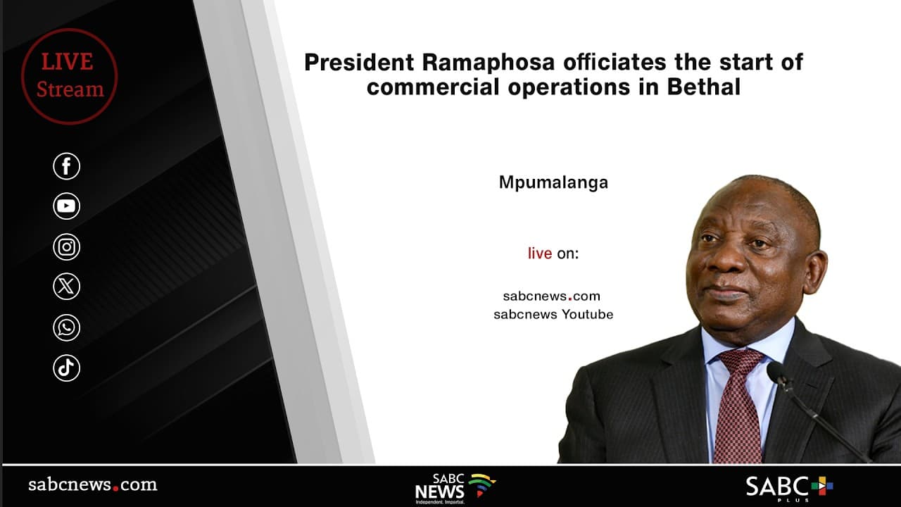 LIVE: Ramaphosa launches Seriti Green wind farm commercial operations