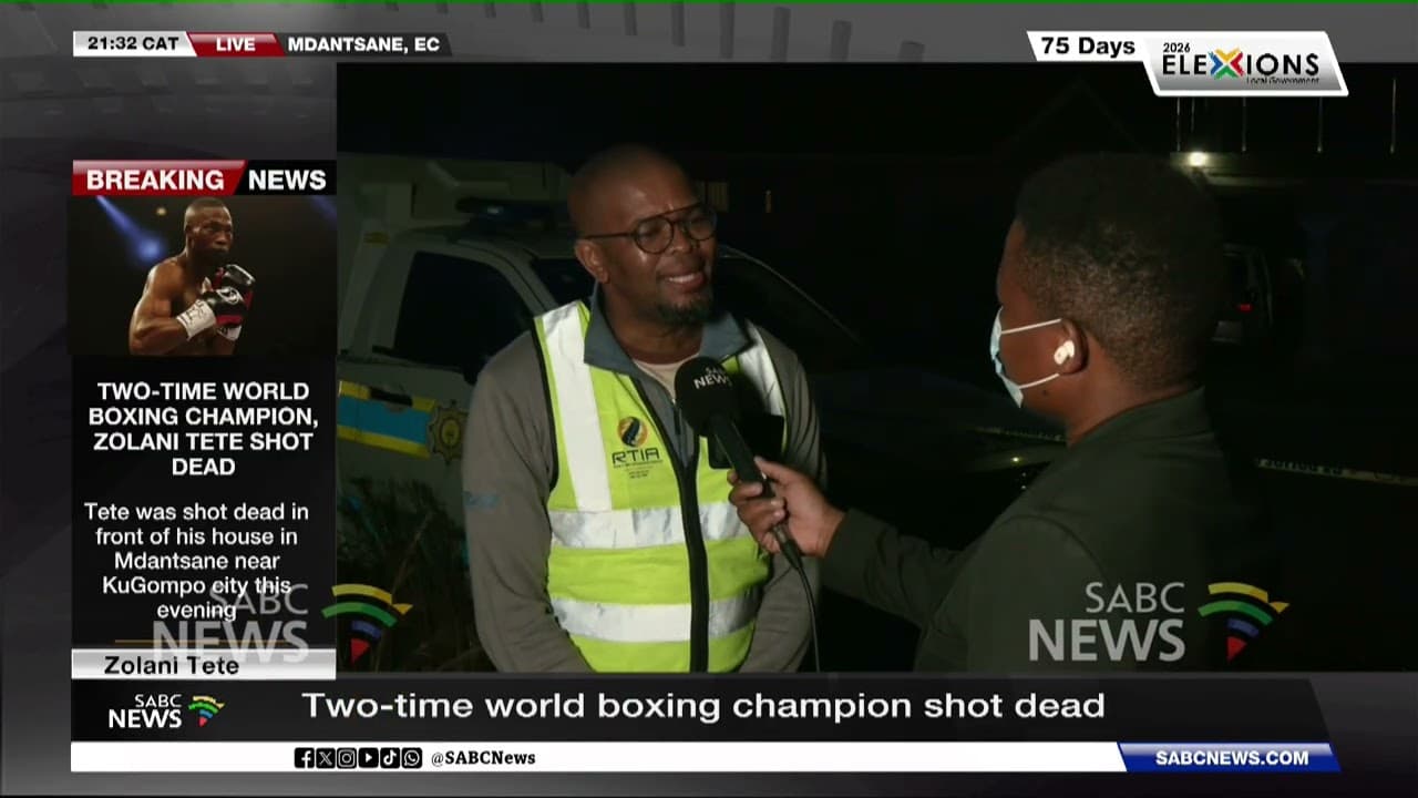 Eastern Cape Premier describes Zolani Tete’s murder as senseless