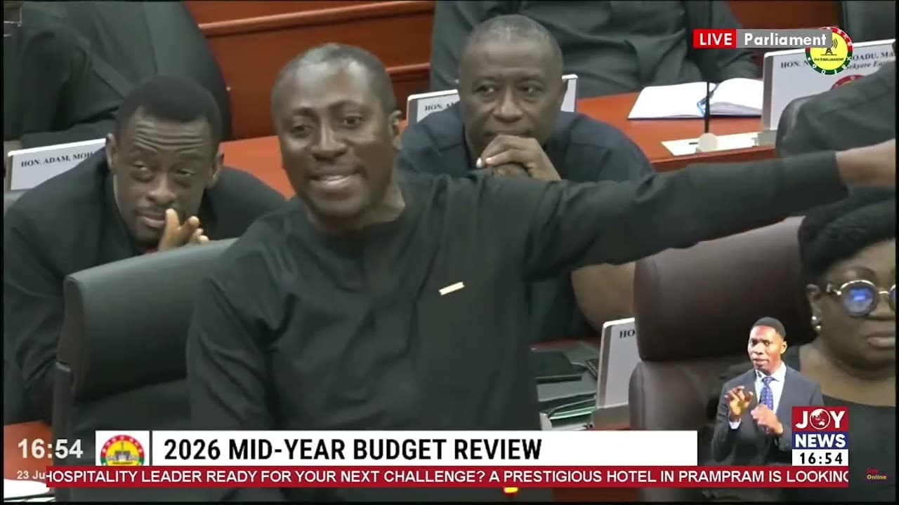Mid-Year budget review uninspiring; government must ‘walk the talk’ – Afenyo-Markin