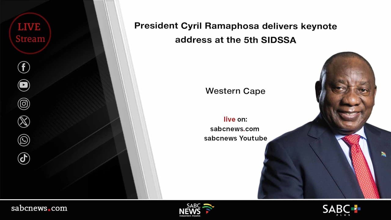 LIVE | Ramaphosa delivers keynote address at SIDSSA conference