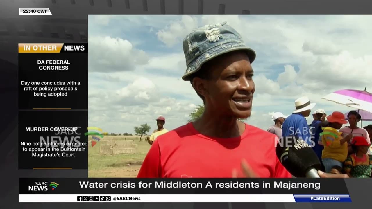 Residents in Taung continue to experience prolonged water shortages