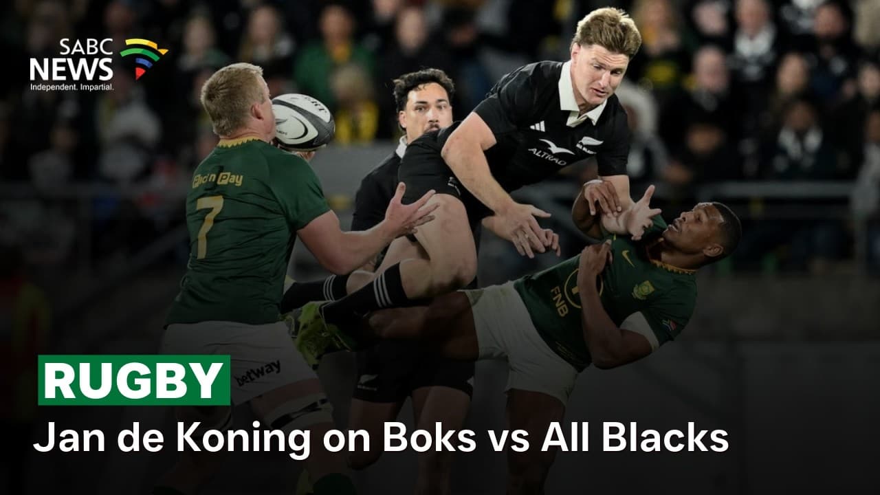 Springboks set to clash with All Blacks at DHL Stadium