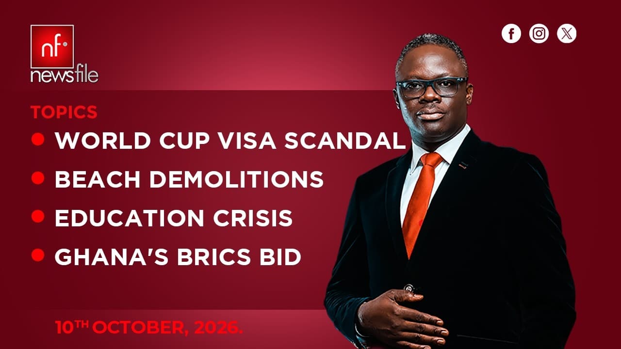 Livestream: Newsfile discusses World Cup visa scandal, beach demolitions, education strikes, BRICS bid