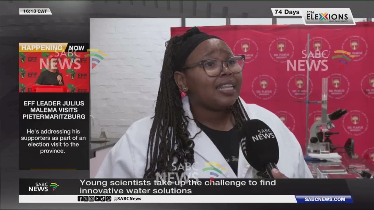 Young scientists, innovators tackle South Africa’s water crisis