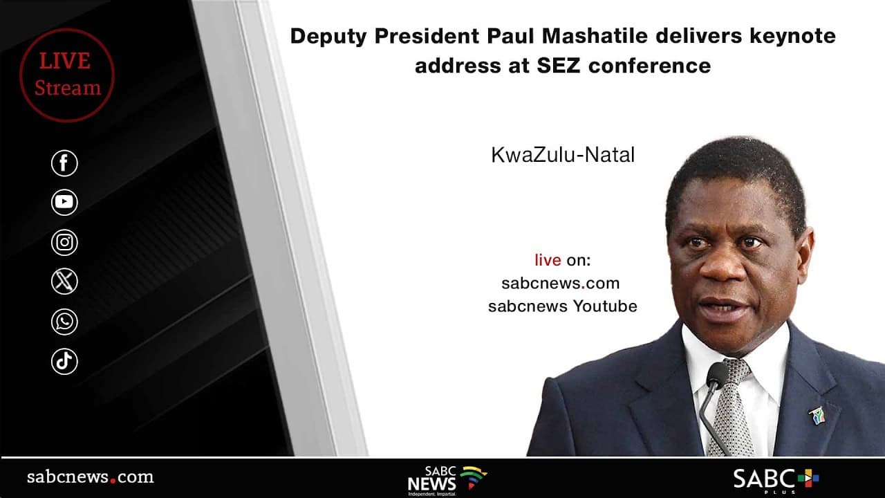 LIVE | Mashatile addresses the Special Economic Zones Conference