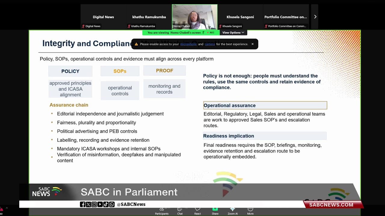 SABC LGE coverage will be credible, accurate and unbiased: Chabeli