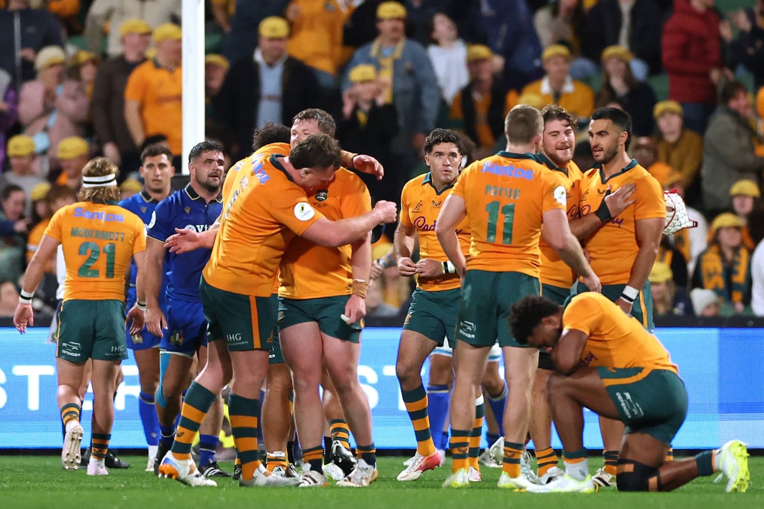 Australia beat Italy 57-10 to end Schmidt era with win