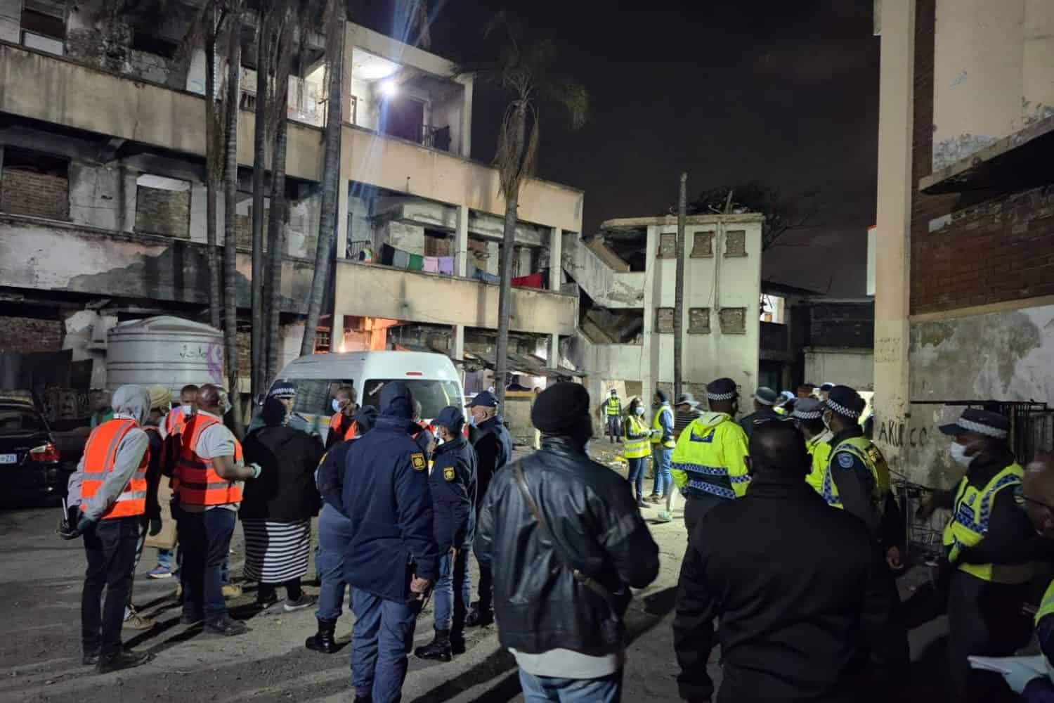 Law enforcement operations seize hijacked Durban CBD building
