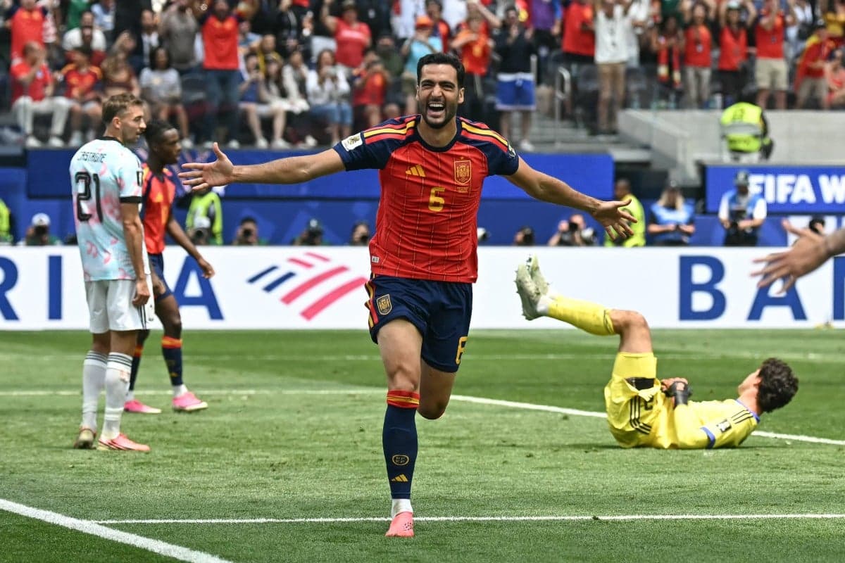 Spain into World Cup semifinal with France after late Merino strike