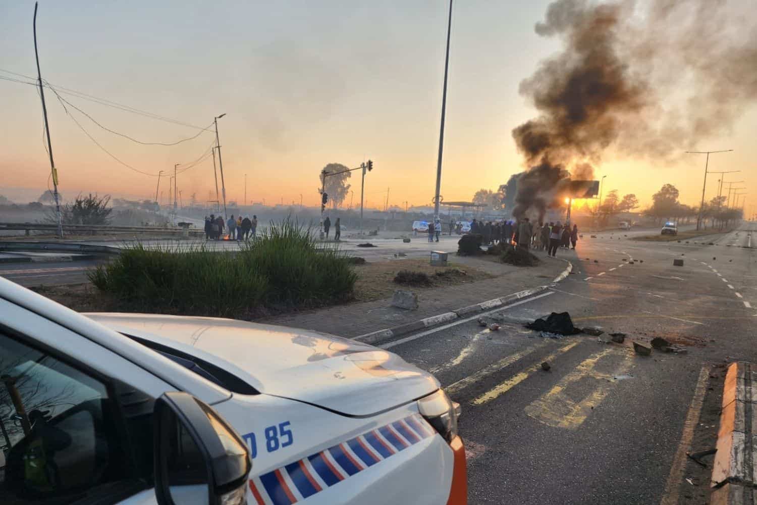 Power outage protests shut down Soweto: These roads are affected