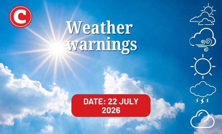 Weather alert: Fire danger in EC with cool and fine conditions across SA