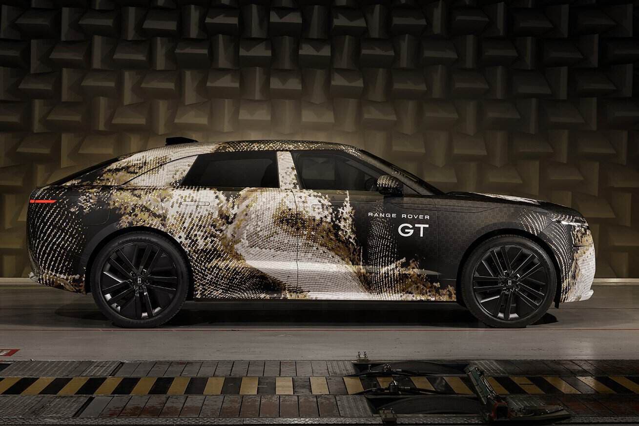 Coupe styled all-electric Range Rover GT shown