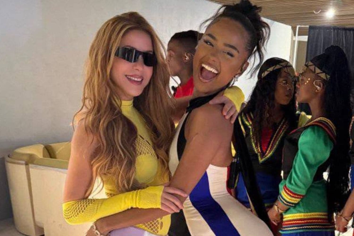 Shakira’s surprise Tyla duet leaves Brooklyn crowd roaring for more together