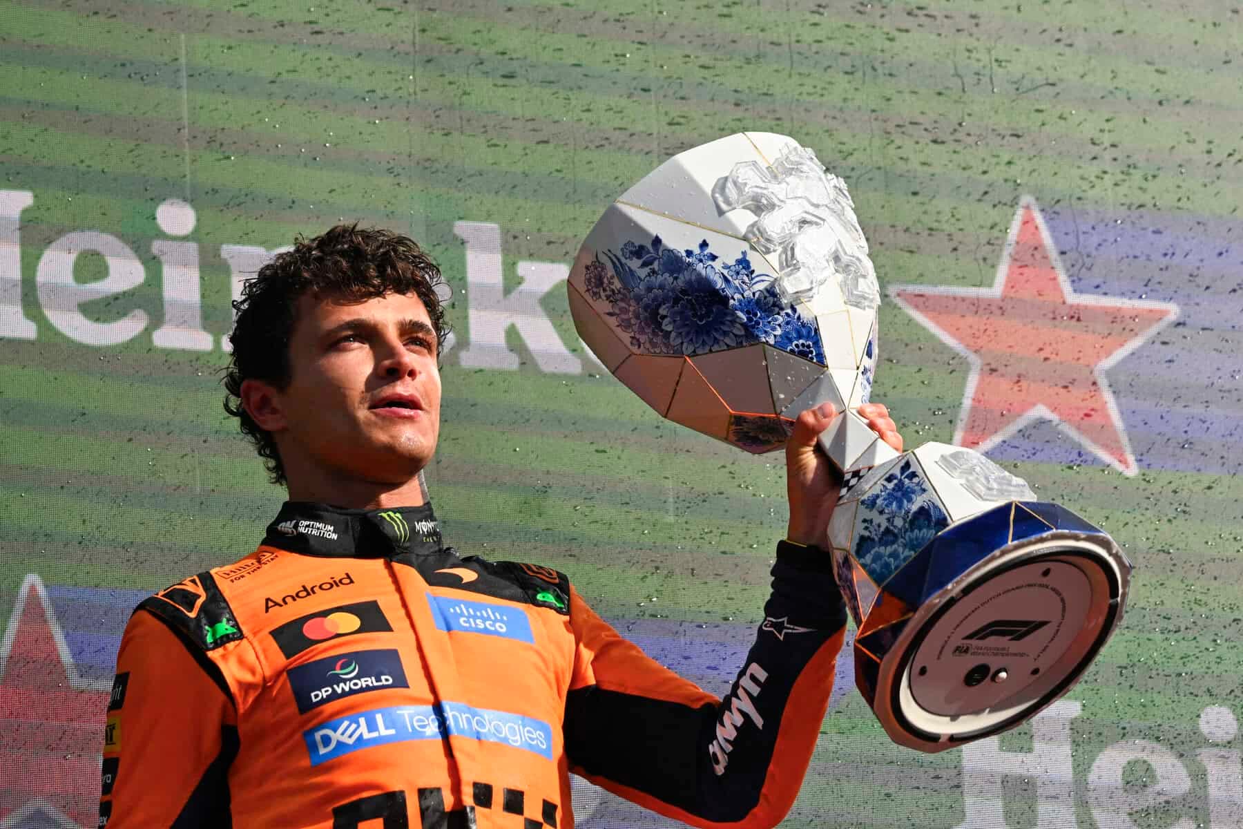 McLaren’s Norris wins Dutch GP after Verstappen crash