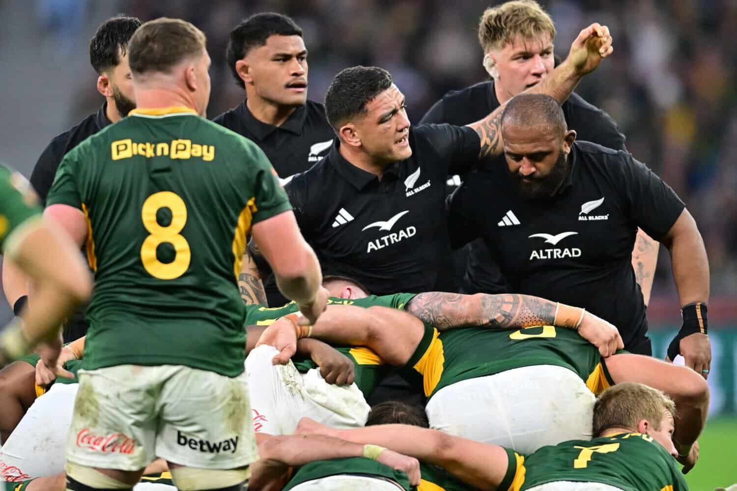 Rassie has full go at All Blacks about claims Boks are scrumming illegally