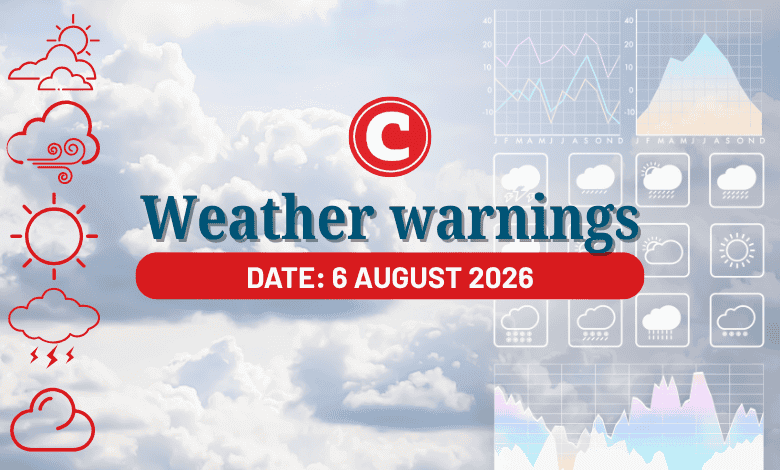 Thursday’s weather: Fine and cool conditions with showers in parts of SA